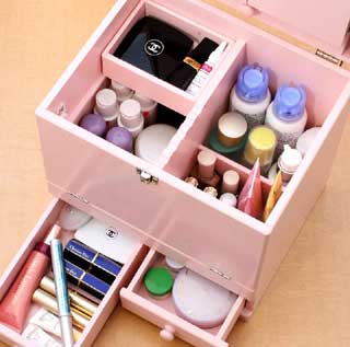 化粧品バツグンの収納力